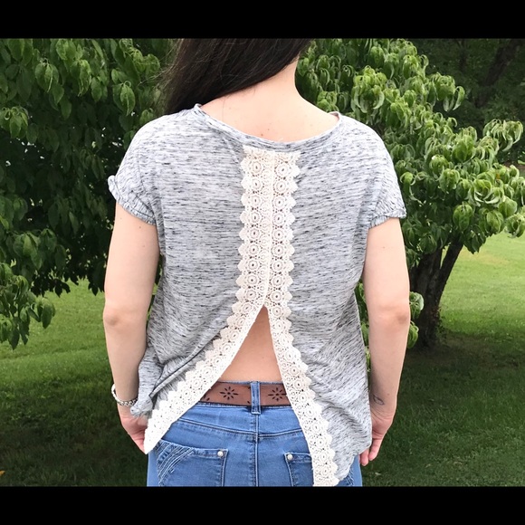 HOLLISTER LACE OPEN BACK TOP - Picture 3 of 8